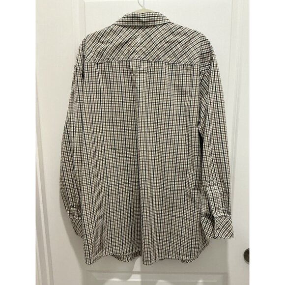 Rocawear Button Up 2XL Mens Brown Green White Embroidered Logo - Picture 6 of 10